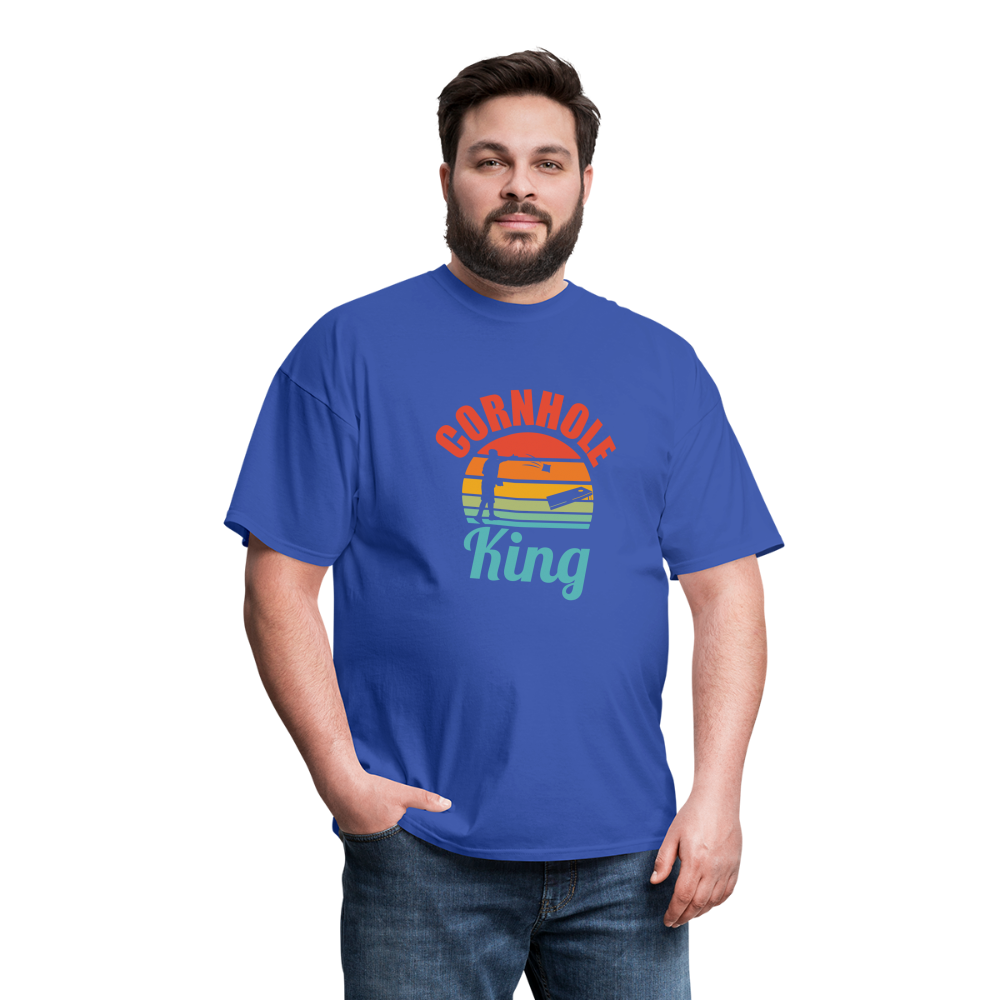 Cornhole King Unisex Classic T-Shirt - royal blue