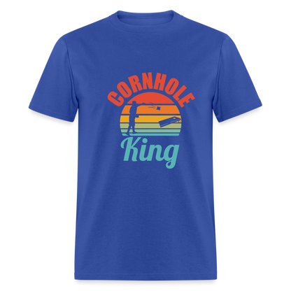 Cornhole King Unisex Classic T-Shirt - royal blue