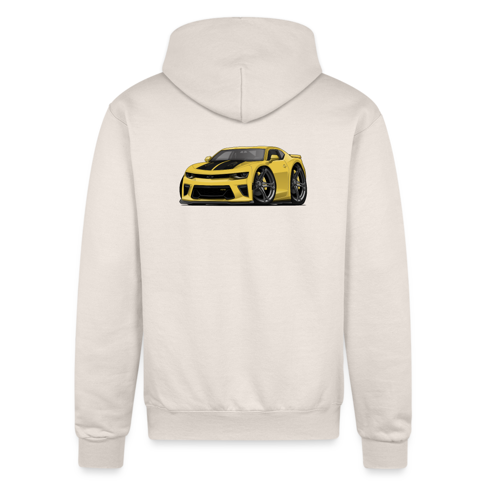 5th Generation Yellow Camaro Champion Unisex Powerblend Hoodie - Sand