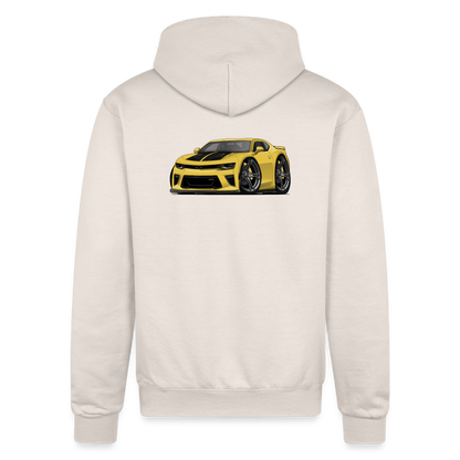 5th Generation Yellow Camaro Champion Unisex Powerblend Hoodie - Sand