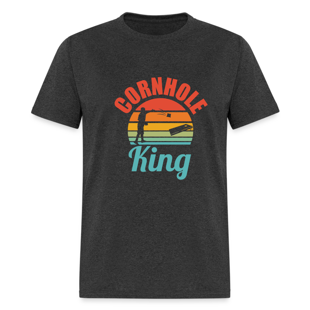 Cornhole King Unisex Classic T-Shirt - heather black