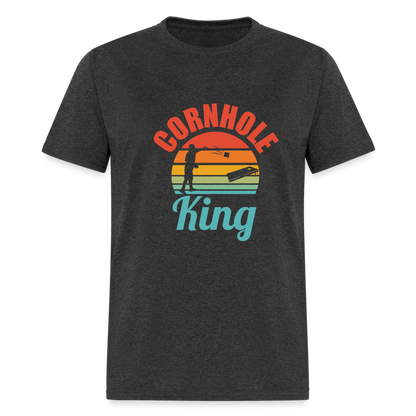 Cornhole King Unisex Classic T-Shirt - heather black