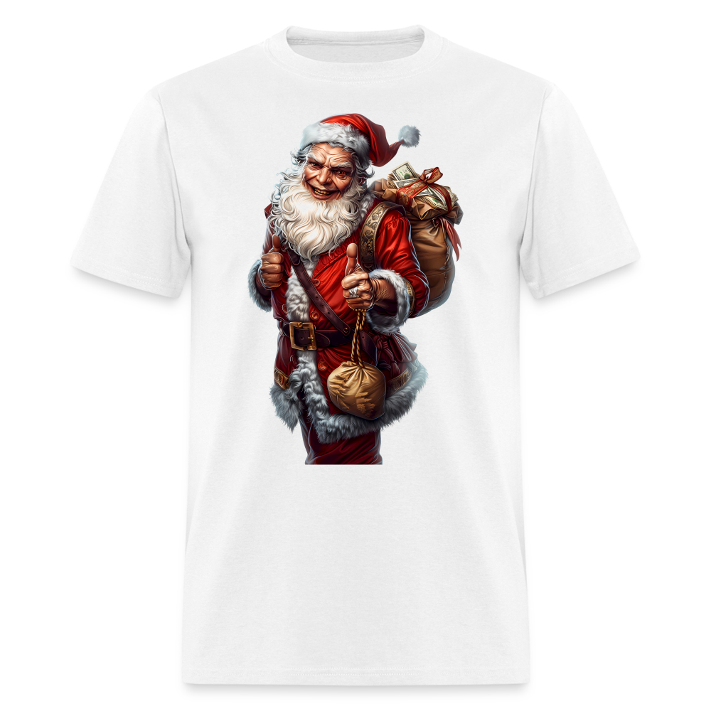 Bank Robber Bad Santa Unisex Classic T-Shirt - white
