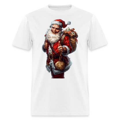 Bank Robber Bad Santa Unisex Classic T-Shirt - white