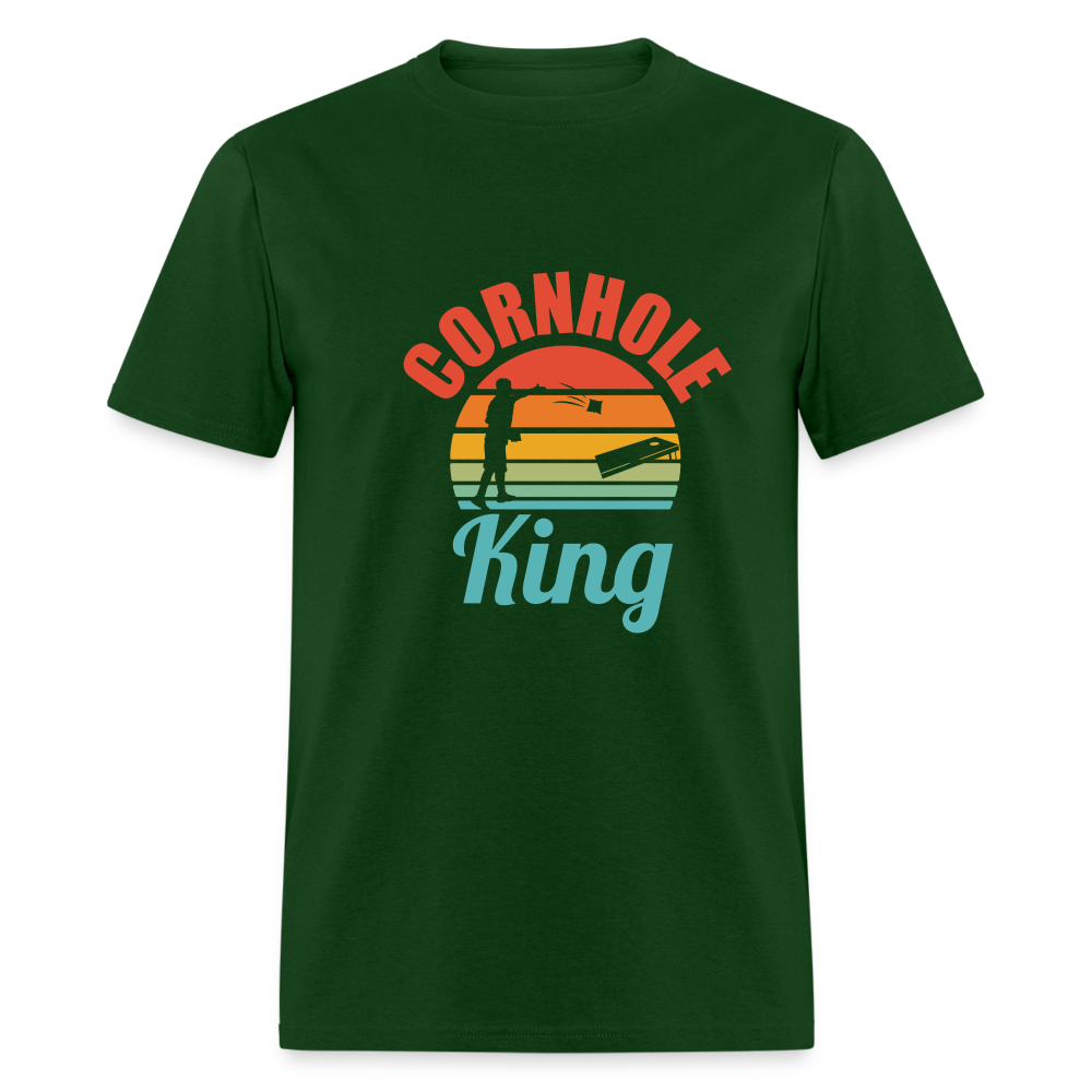 Cornhole King Unisex Classic T-Shirt - forest green