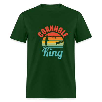 Cornhole King Unisex Classic T-Shirt - forest green