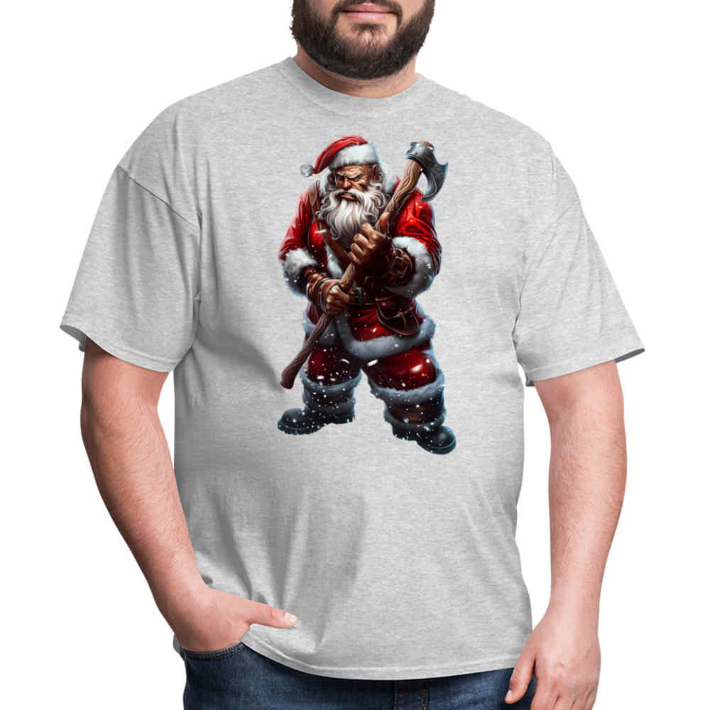 Bad Santa with an Axe Unisex Classic T-Shirt - heather gray