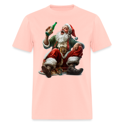 Drunk Bad Santa Unisex Classic T-Shirt - blush pink 