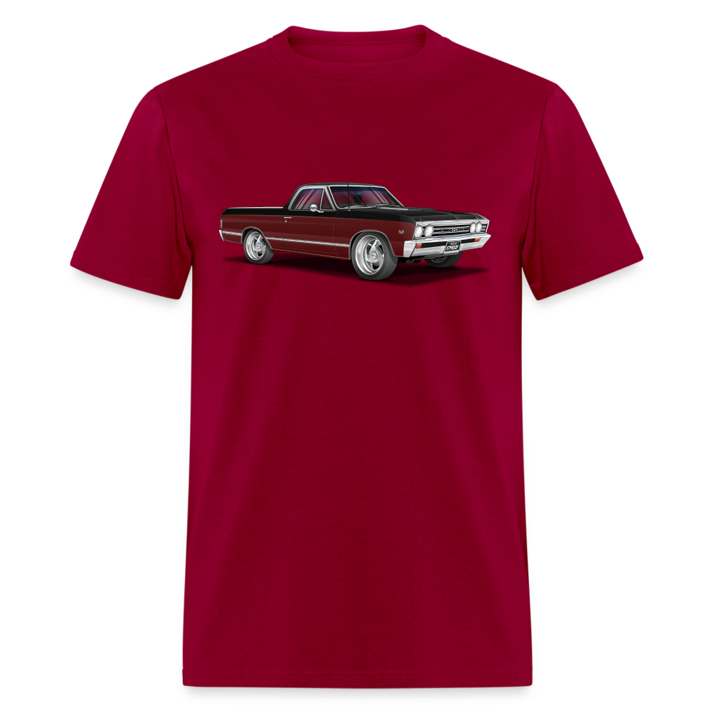1967 Chevy El Camino Unisex Classic T-Shirt - dark red