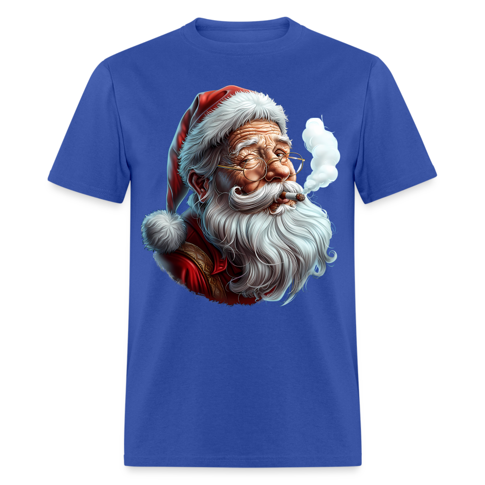 Bad Santa Smoking (Design H) Unisex Classic T-Shirt - royal blue