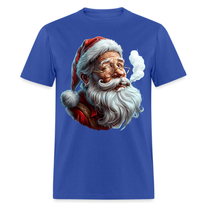 Bad Santa Smoking (Design H) Unisex Classic T-Shirt - royal blue