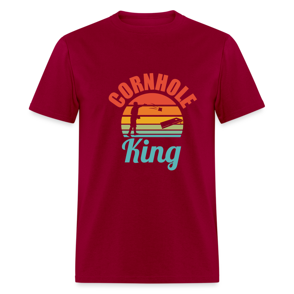 Cornhole King Unisex Classic T-Shirt - dark red