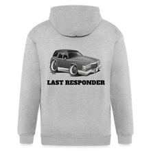 Men's Zip Hoodie Hearse - heather gray