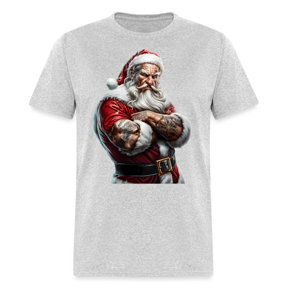 Bad Santa with Tattoos Unisex Classic T-Shirt - heather gray