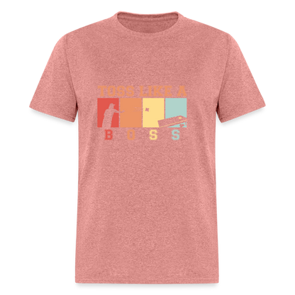 Toss Like a Boss Cornhole Unisex Classic T-Shirt - heather mauve