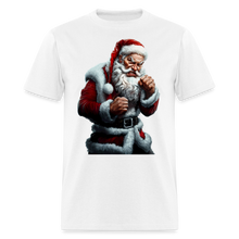Angry Bad Santa Unisex Classic T-Shirt - white
