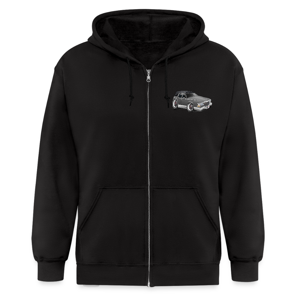 Men's Zip Hoodie Hearse - black
