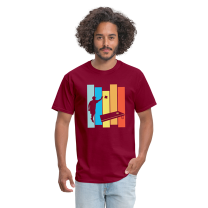 Cornhole Unisex Classic T-Shirt - burgundy
