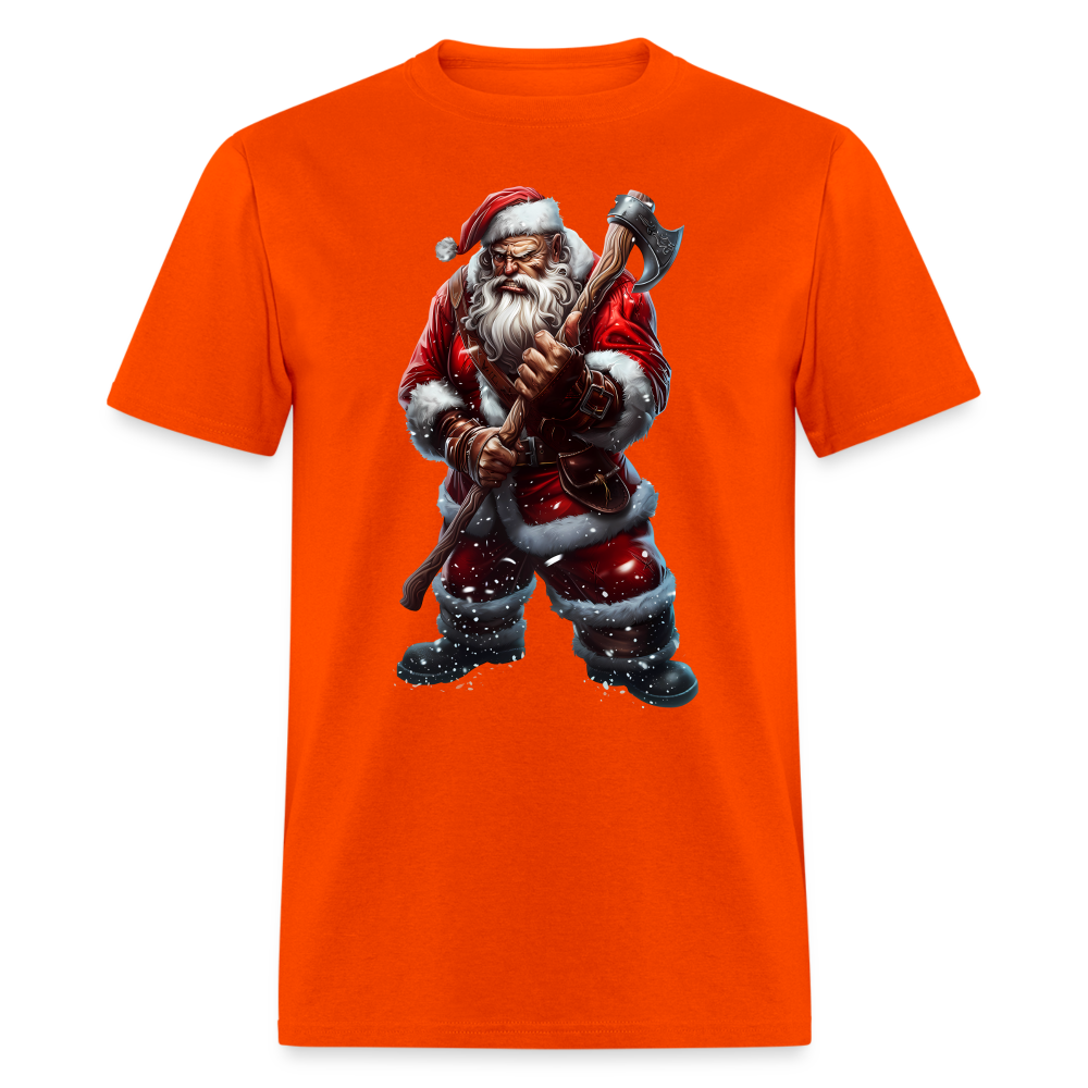 Bad Santa with an Axe Unisex Classic T-Shirt - orange