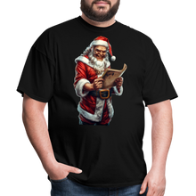 Bad Santa Naughty List Unisex Classic T-Shirt - black