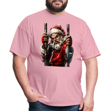 Bad Santa in Jail (Design G) Unisex Classic T-Shirt - pink