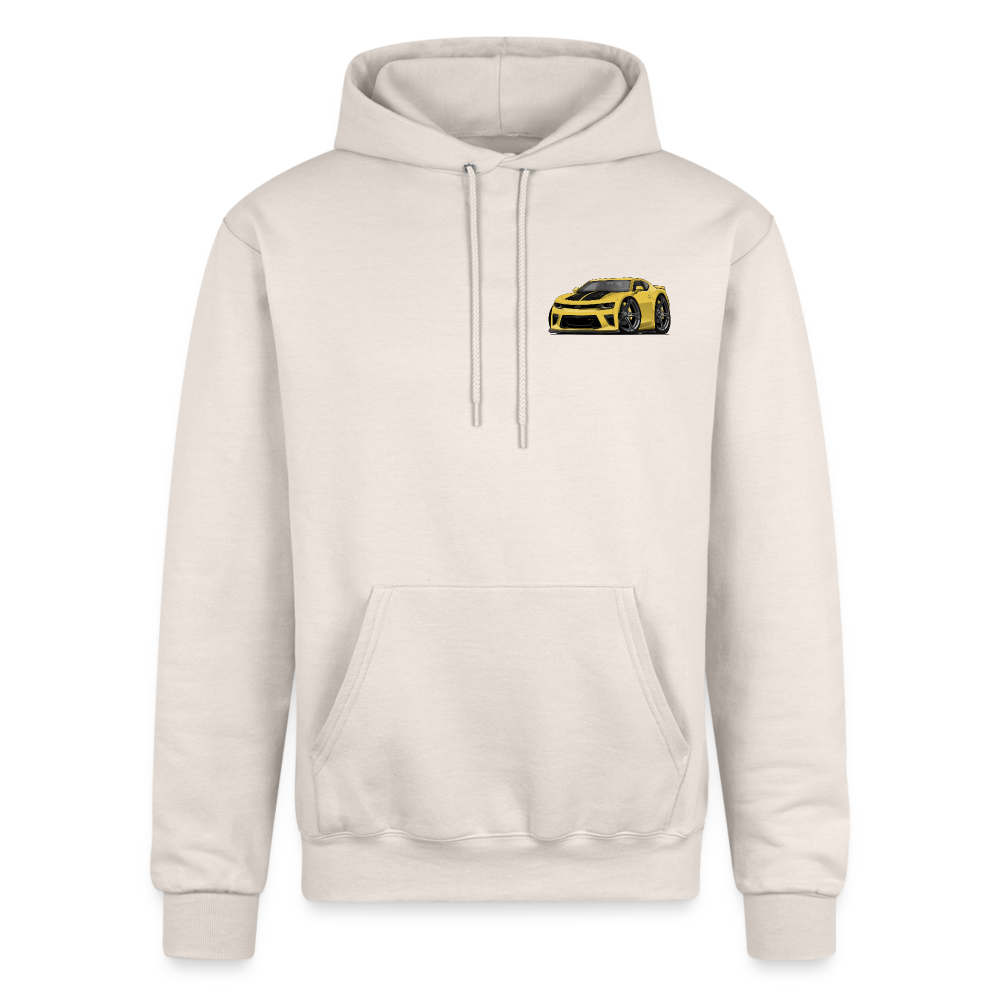 5th Generation Yellow Camaro Champion Unisex Powerblend Hoodie - Sand