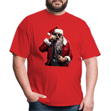 Santa Claus Singing Unisex Classic T-Shirt - red