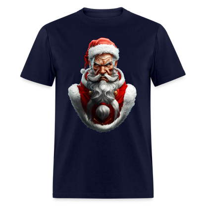 Bad Santa Portrait Unisex Classic T-Shirt - navy