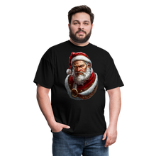 Grumpy Bad Angry Santa Unisex Classic T-Shirt - black