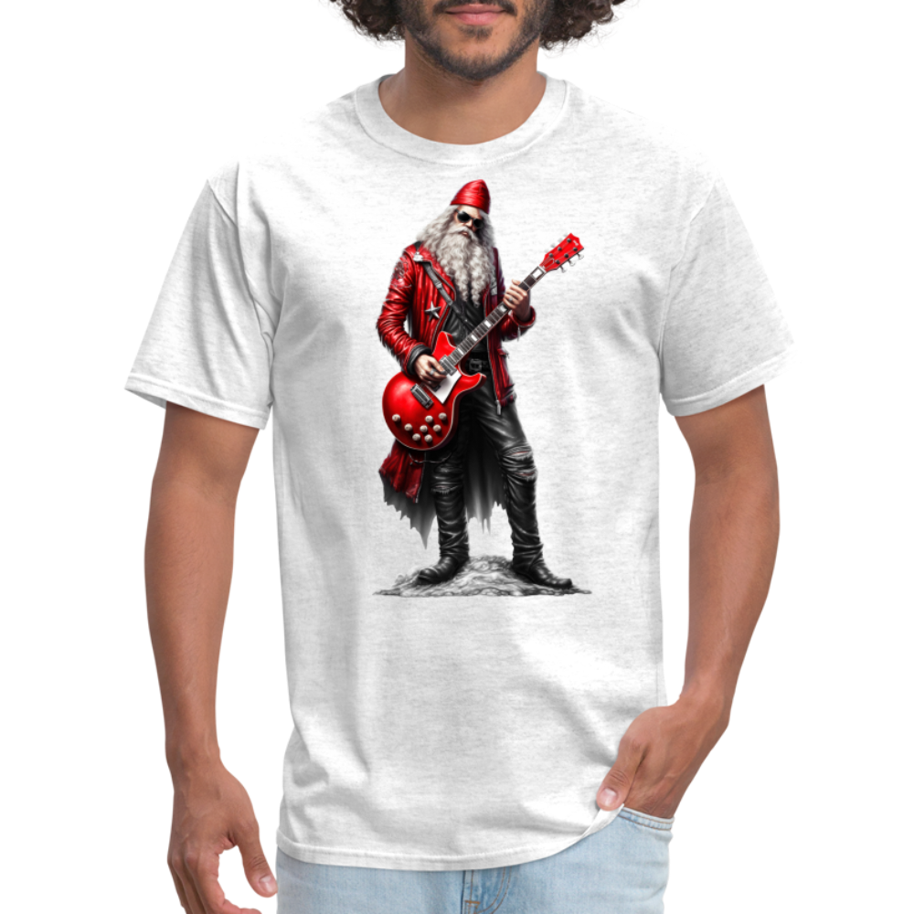 Santa Claus Rock Star Unisex Classic T-Shirt - light heather gray