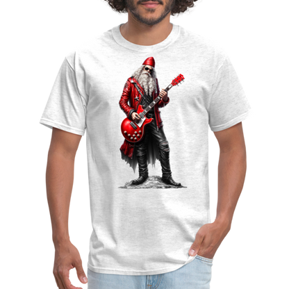 Santa Claus Rock Star Unisex Classic T-Shirt - light heather gray