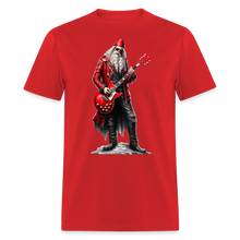 Santa Claus Rock Star Unisex Classic T-Shirt - red