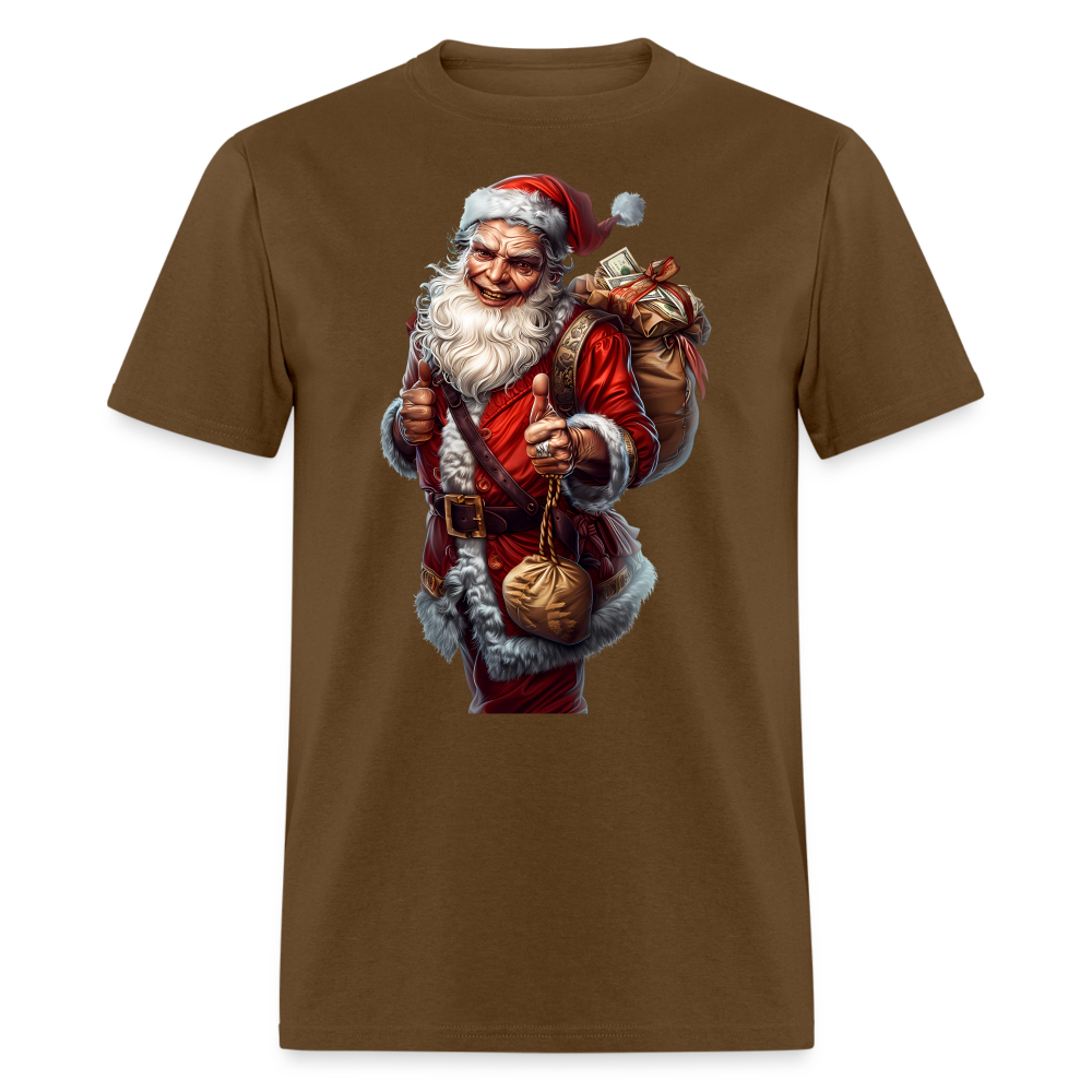 Bank Robber Bad Santa Unisex Classic T-Shirt - brown