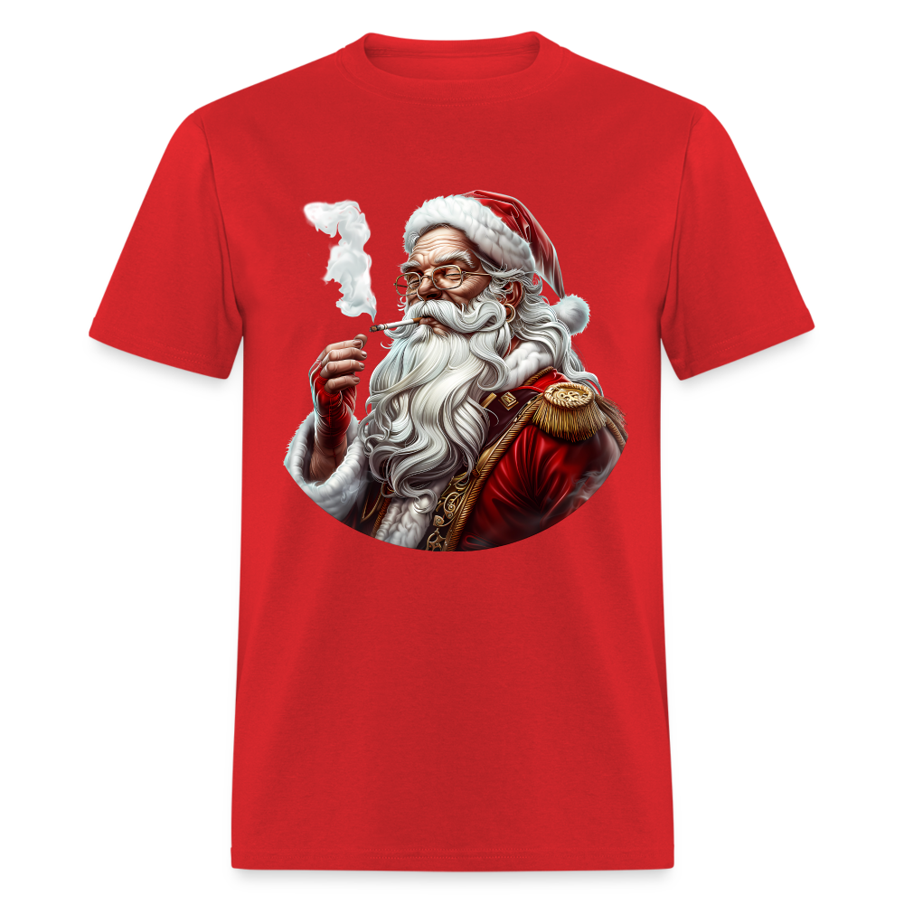 Bad Santa Smoking (Design I) Unisex Classic T-Shirt - red