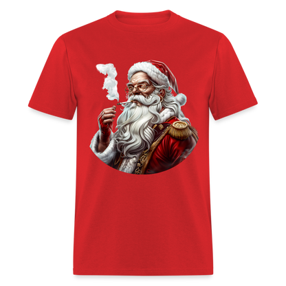 Bad Santa Smoking (Design I) Unisex Classic T-Shirt - red