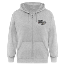 Men's Zip Hoodie Hearse - heather gray