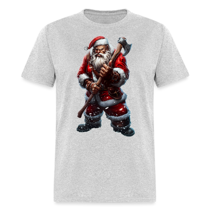 Bad Santa with an Axe Unisex Classic T-Shirt - heather gray