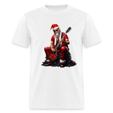 Rock n Roll Santa Claus Unisex Classic T-Shirt - white