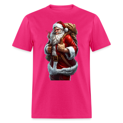 Bad Santa Thief Unisex Classic T-Shirt - fuchsia