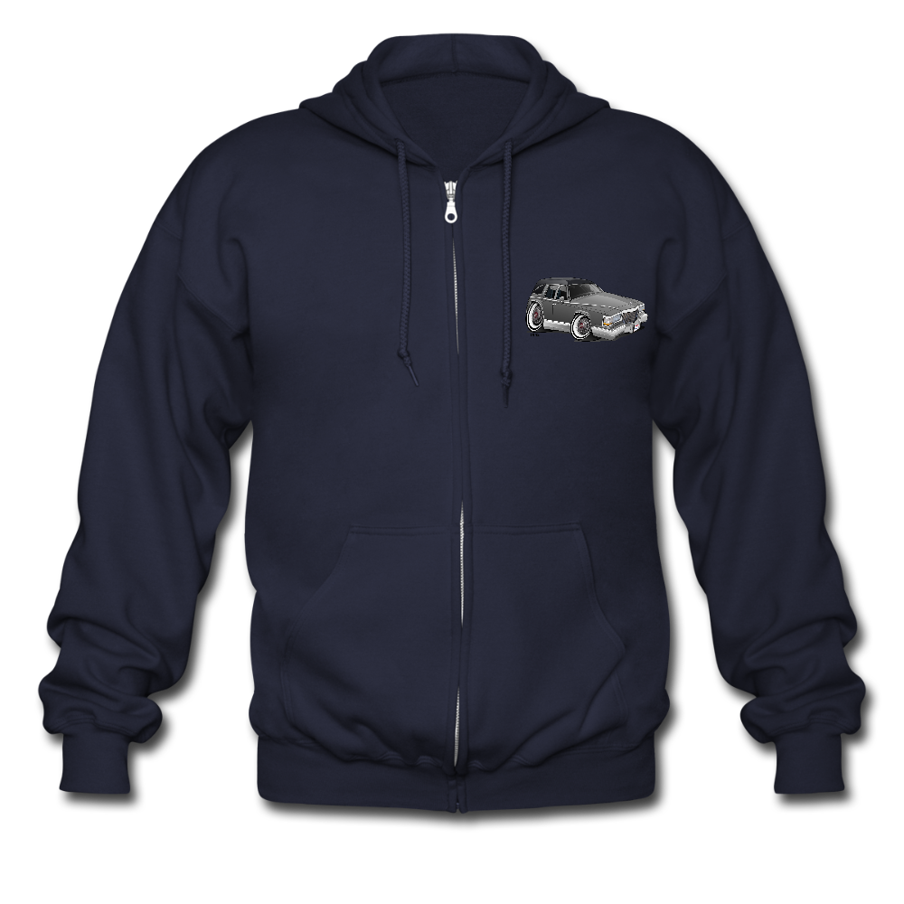 Men's Zip Hoodie Hearse - navy