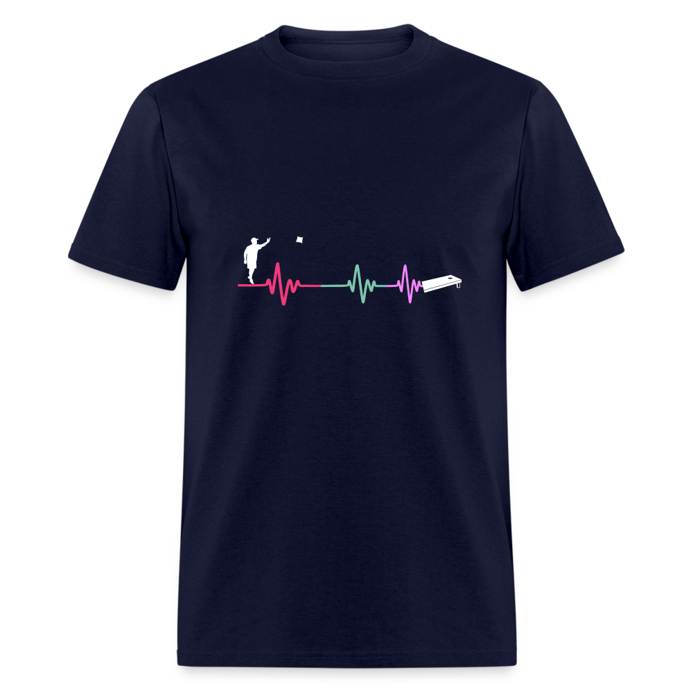 Cornhole Unisex Classic T-Shirt - navy