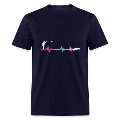 Cornhole Unisex Classic T-Shirt - navy