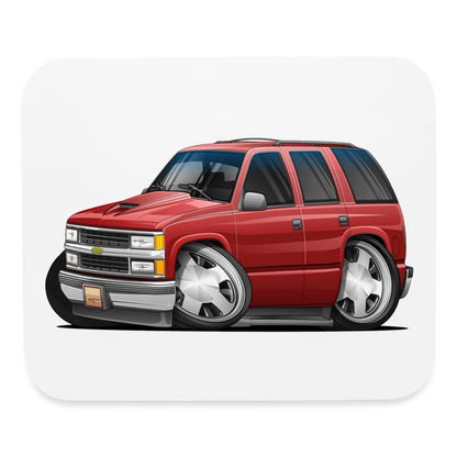 1999 Chevy Tahoe Hot Rod Art Mouse pad Horizontal - white