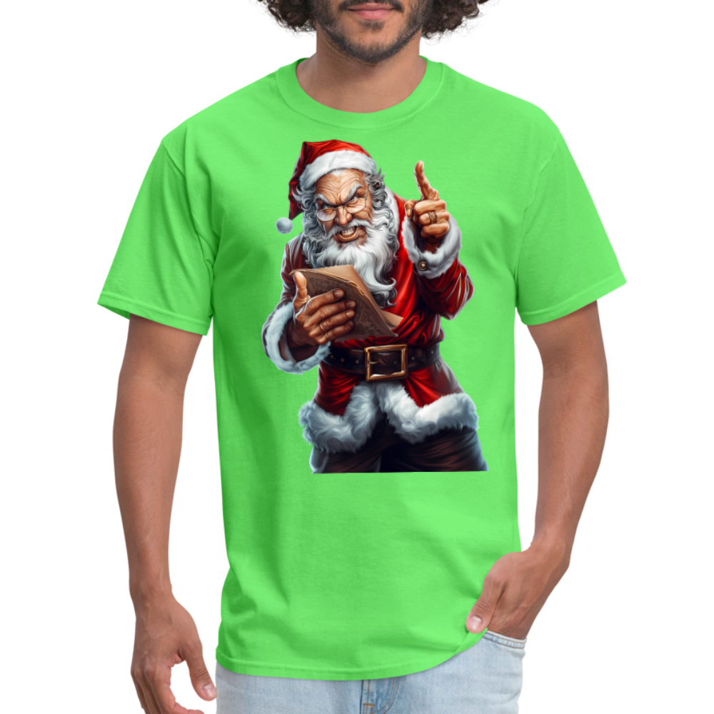 Bad Santa Naughty List Unisex Classic T-Shirt - kiwi