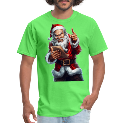 Bad Santa Naughty List Unisex Classic T-Shirt - kiwi