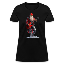 Santa Rock Star Women's T-Shirt - black