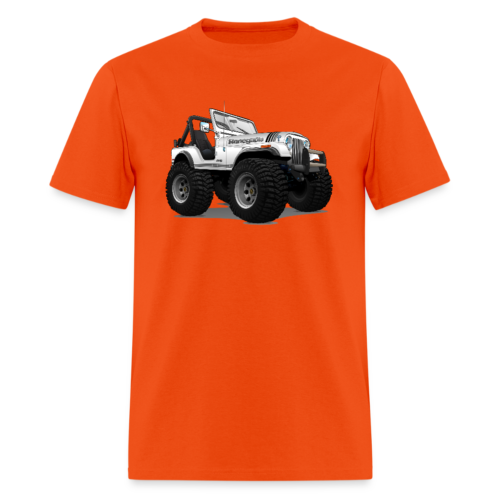 Jeep Renegade CJ Unisex Classic T-Shirt - orange