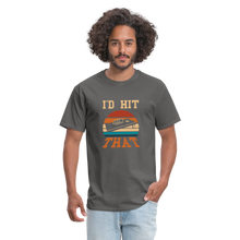 I'd Hit That Cornhole Unisex Classic T-Shirt - charcoal