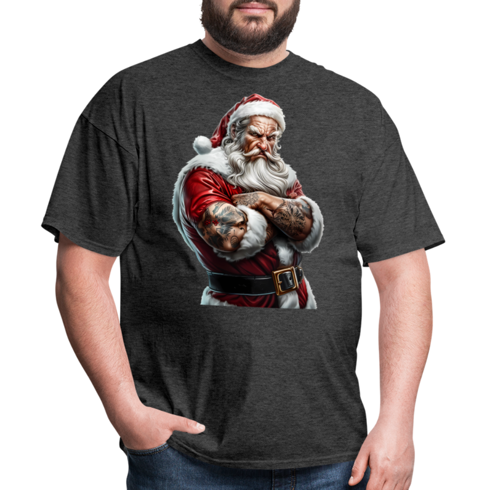 Bad Santa with Tattoos Unisex Classic T-Shirt - heather black