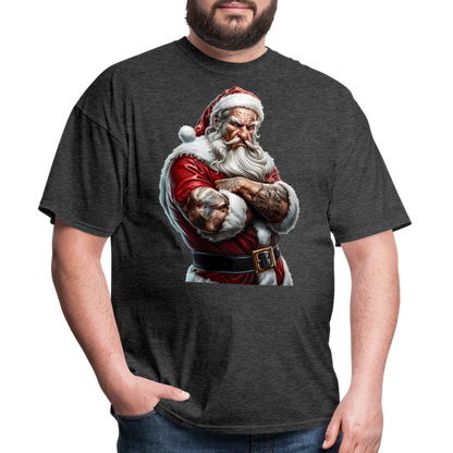 Bad Santa with Tattoos Unisex Classic T-Shirt - heather black